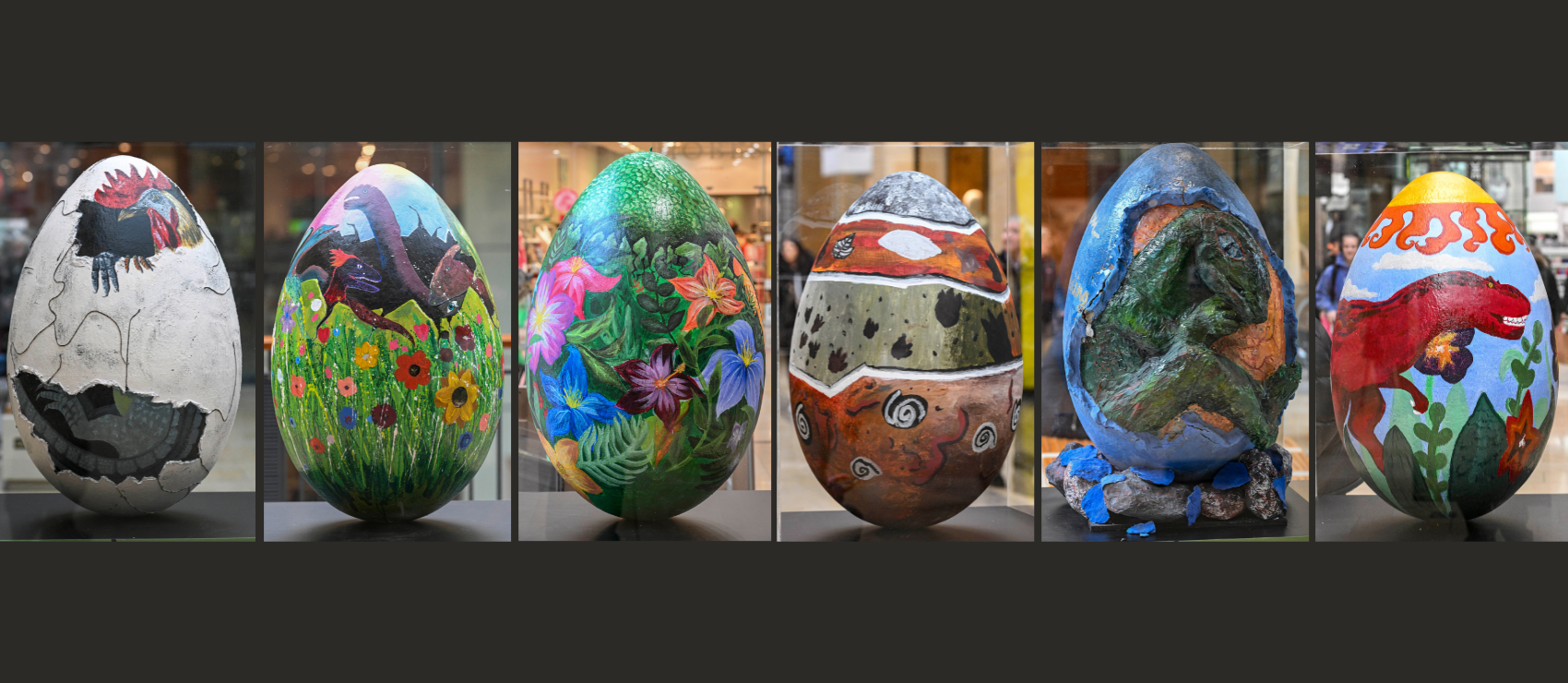 Giant Dinosaur Eggs Designed by Cambridge Schools